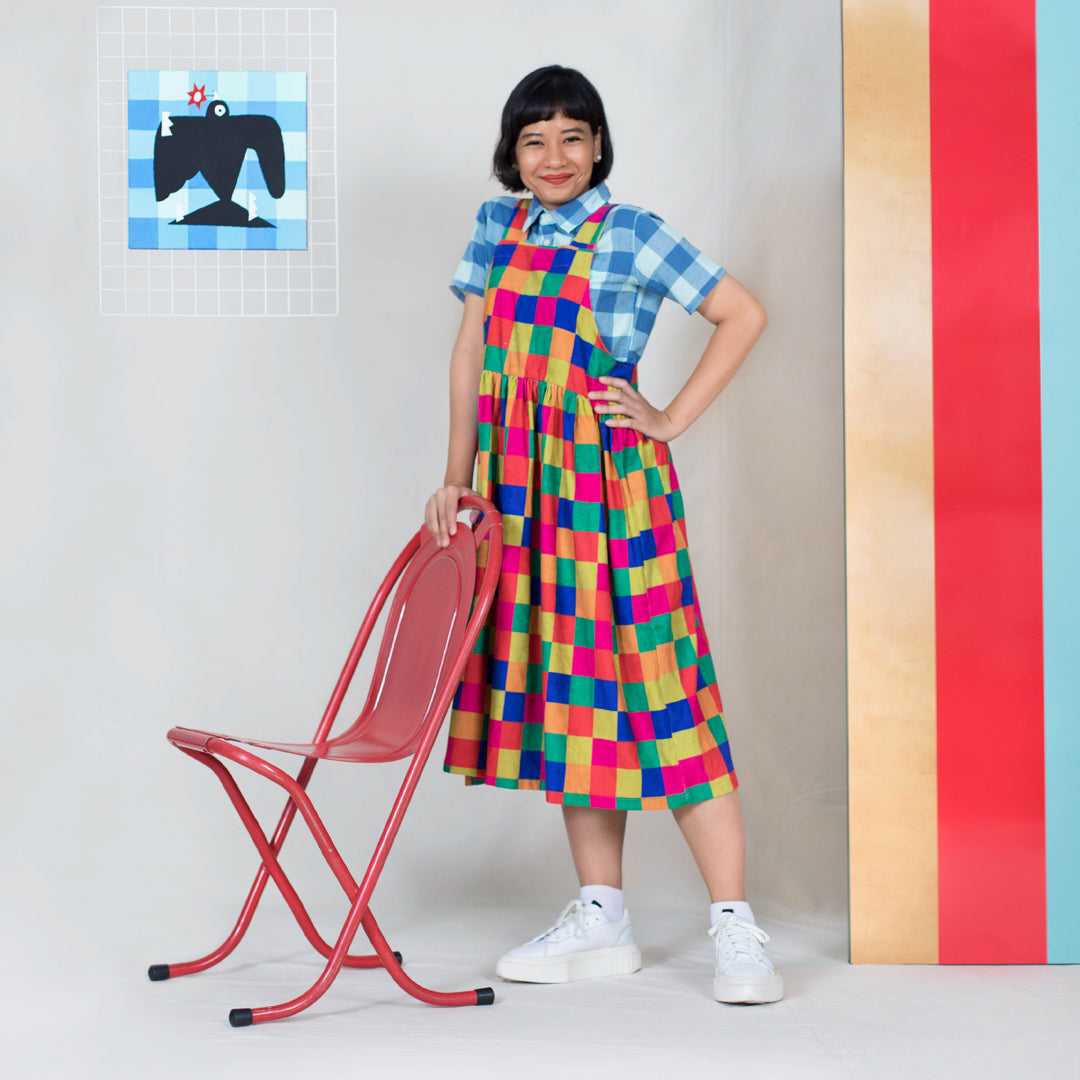 Boxy Colour Block Shirt