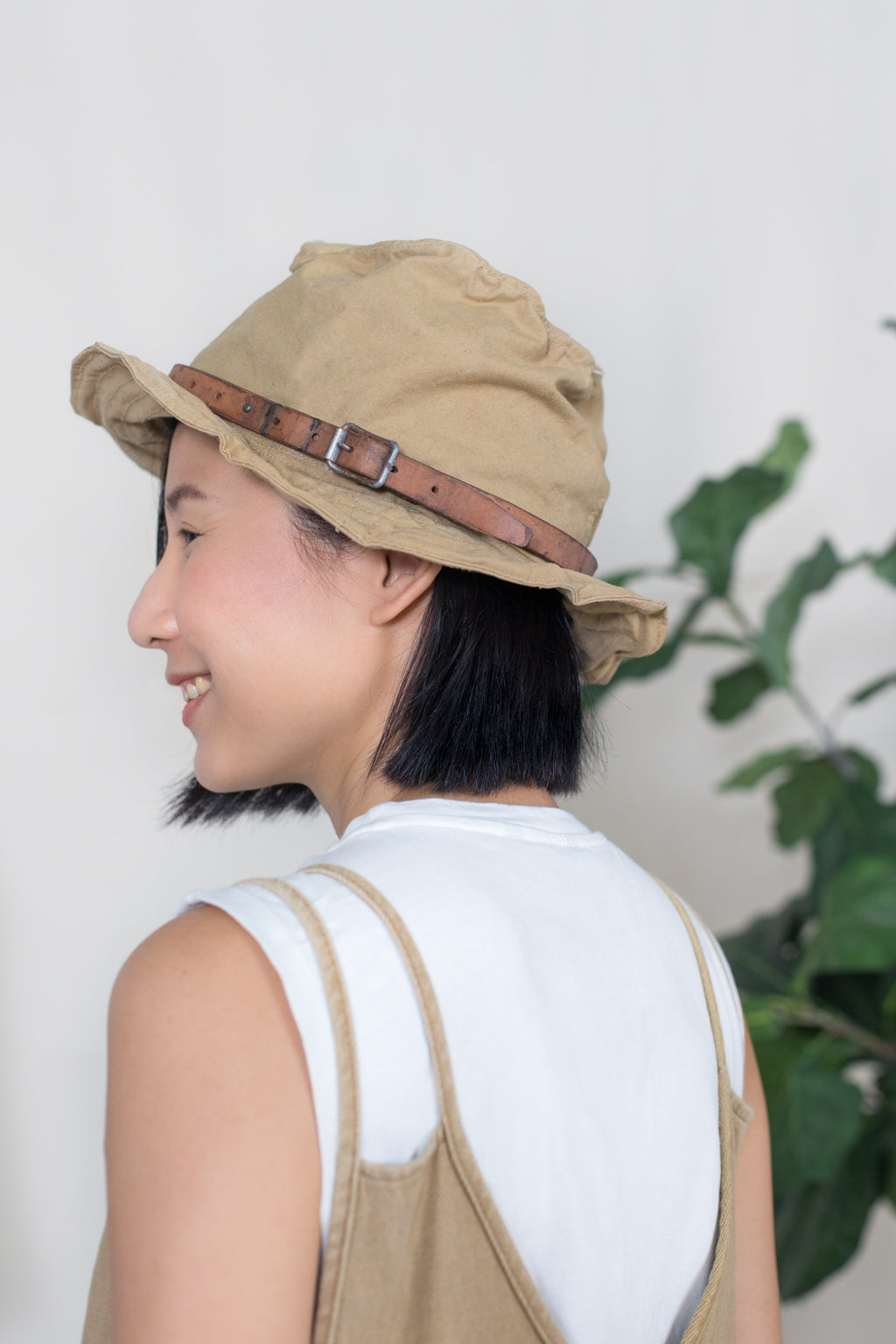 Paperbag Wide Brim Hat