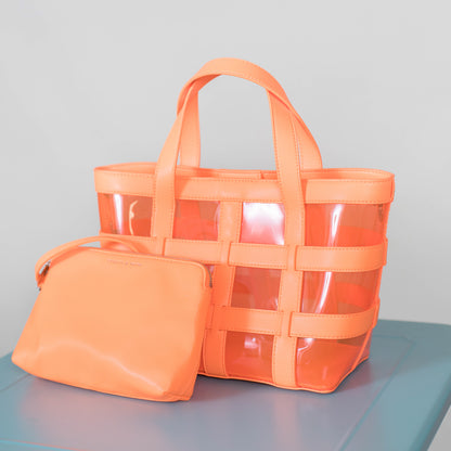 Caged See-through Tote Bag