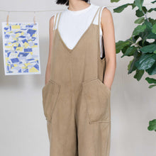 Load image into Gallery viewer, Tan Overalls